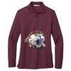Ladies Silk Touch™ Long Sleeve Polo Thumbnail