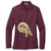 Ladies Silk Touch™ Long Sleeve Polo Thumbnail