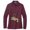Ladies Silk Touch™ Long Sleeve Polo Thumbnail