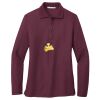 Ladies Silk Touch™ Long Sleeve Polo Thumbnail