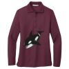 Ladies Silk Touch™ Long Sleeve Polo Thumbnail
