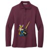 Ladies Silk Touch™ Long Sleeve Polo Thumbnail