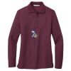 Ladies Silk Touch™ Long Sleeve Polo Thumbnail
