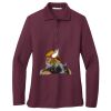 Ladies Silk Touch™ Long Sleeve Polo Thumbnail