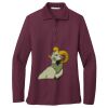 Ladies Silk Touch™ Long Sleeve Polo Thumbnail