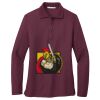 Ladies Silk Touch™ Long Sleeve Polo Thumbnail