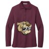 Ladies Silk Touch™ Long Sleeve Polo Thumbnail