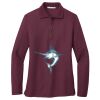 Ladies Silk Touch™ Long Sleeve Polo Thumbnail
