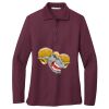 Ladies Silk Touch™ Long Sleeve Polo Thumbnail