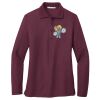 Ladies Silk Touch™ Long Sleeve Polo Thumbnail