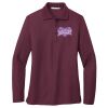 Ladies Silk Touch™ Long Sleeve Polo Thumbnail