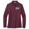 Ladies Silk Touch™ Long Sleeve Polo Thumbnail