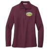 Ladies Silk Touch™ Long Sleeve Polo Thumbnail