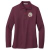 Ladies Silk Touch™ Long Sleeve Polo Thumbnail