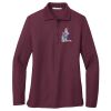 Ladies Silk Touch™ Long Sleeve Polo Thumbnail
