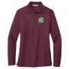 Ladies Silk Touch™ Long Sleeve Polo Thumbnail