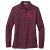 Ladies Silk Touch™ Long Sleeve Polo Thumbnail