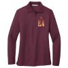 Ladies Silk Touch™ Long Sleeve Polo Thumbnail