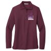 Ladies Silk Touch™ Long Sleeve Polo Thumbnail