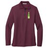 Ladies Silk Touch™ Long Sleeve Polo Thumbnail