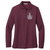 Ladies Silk Touch™ Long Sleeve Polo Thumbnail