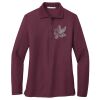 Ladies Silk Touch™ Long Sleeve Polo Thumbnail