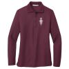 Ladies Silk Touch™ Long Sleeve Polo Thumbnail