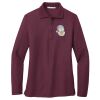 Ladies Silk Touch™ Long Sleeve Polo Thumbnail