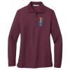Ladies Silk Touch™ Long Sleeve Polo Thumbnail
