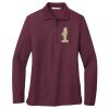 Ladies Silk Touch™ Long Sleeve Polo Thumbnail