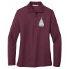 Ladies Silk Touch™ Long Sleeve Polo Thumbnail