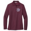Ladies Silk Touch™ Long Sleeve Polo Thumbnail