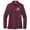 Ladies Silk Touch™ Long Sleeve Polo Thumbnail
