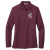 Ladies Silk Touch™ Long Sleeve Polo Thumbnail
