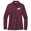 Ladies Silk Touch™ Long Sleeve Polo Thumbnail