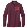 Ladies Silk Touch™ Long Sleeve Polo Thumbnail