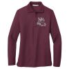 Ladies Silk Touch™ Long Sleeve Polo Thumbnail