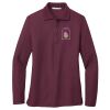 Ladies Silk Touch™ Long Sleeve Polo Thumbnail