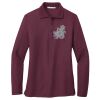 Ladies Silk Touch™ Long Sleeve Polo Thumbnail