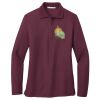 Ladies Silk Touch™ Long Sleeve Polo Thumbnail