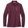 Ladies Silk Touch™ Long Sleeve Polo Thumbnail