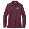 Ladies Silk Touch™ Long Sleeve Polo Thumbnail