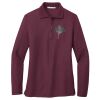 Ladies Silk Touch™ Long Sleeve Polo Thumbnail