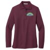 Ladies Silk Touch™ Long Sleeve Polo Thumbnail