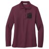 Ladies Silk Touch™ Long Sleeve Polo Thumbnail