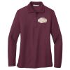 Ladies Silk Touch™ Long Sleeve Polo Thumbnail