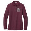 Ladies Silk Touch™ Long Sleeve Polo Thumbnail
