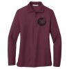 Ladies Silk Touch™ Long Sleeve Polo Thumbnail