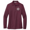 Ladies Silk Touch™ Long Sleeve Polo Thumbnail