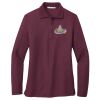 Ladies Silk Touch™ Long Sleeve Polo Thumbnail